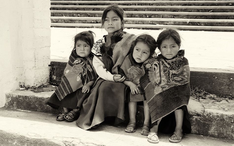 Siblings, Chiapas, Mexico