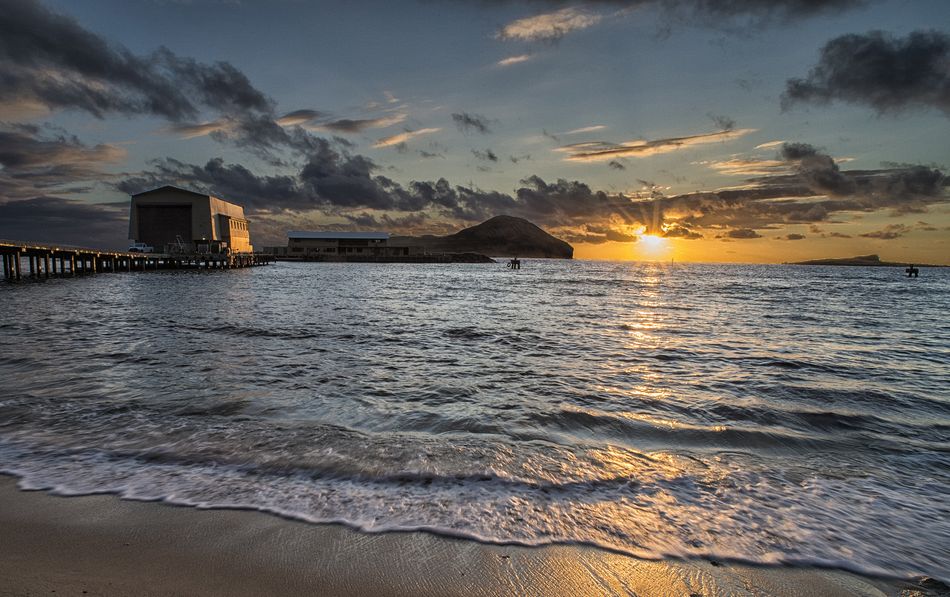 Dawn at the pier, Makapu'u Point, O'ahu