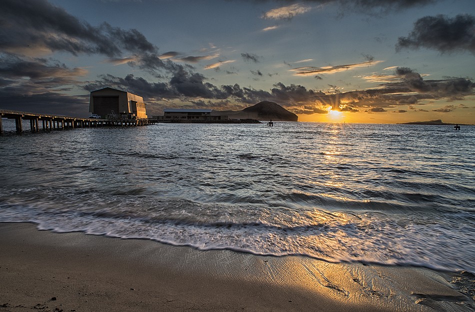 Makai Pier at dawn, O'ahu